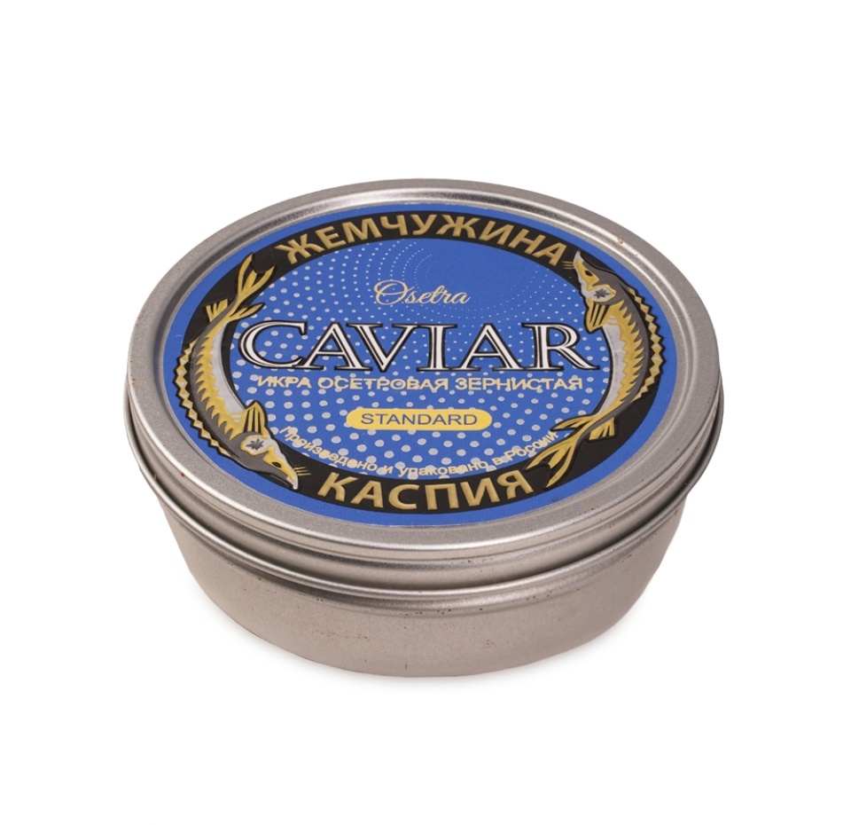 

Икра осетровая "Жемчужина Каспия" STANDARD 250 г, Россия