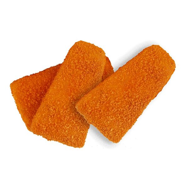 Рыбный полуфабрикат: лососевые порции из фарша рыб в панировке обжарен заморож Оригинальные Vici