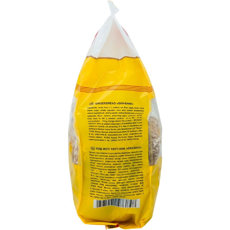 

Пряники Сан-Банэ Slakon банановый 450 г