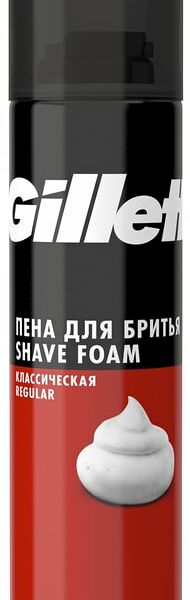 Пена для бритья Gillette Regular 200мл