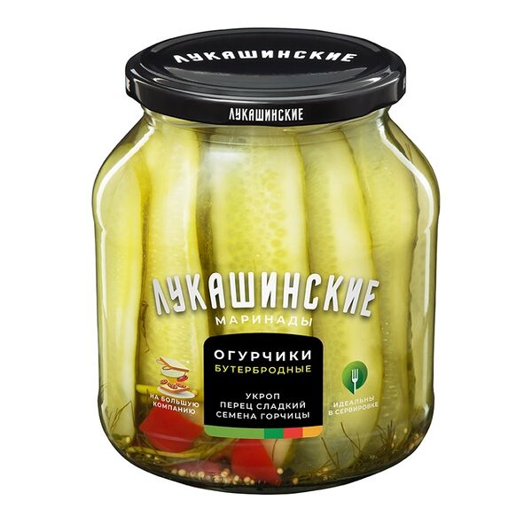 Огурцы Лукашинские бутербродные по-европейски