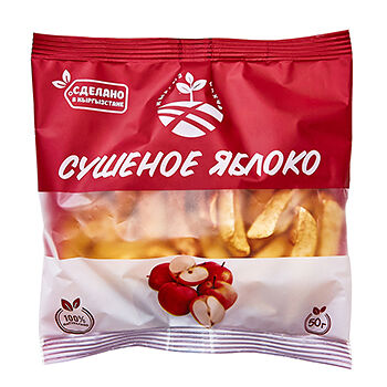 Сушеное яблоко Кыргызбахча 50г, Киргизская республика