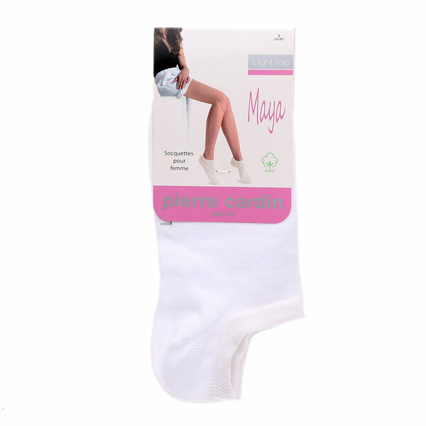 Носки женские Maya (Майя) цвет белый ТМ Pierre Cardin (Пьер Карден)