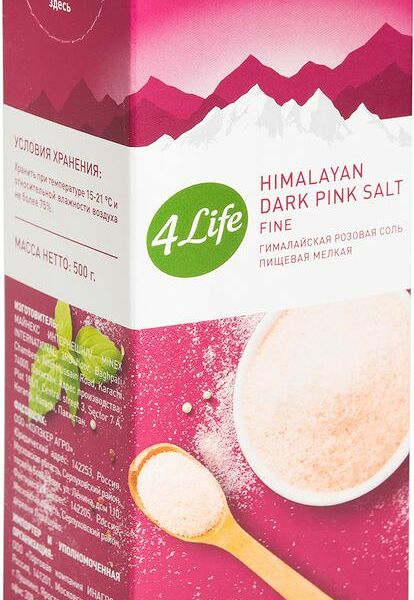 Соль гималайская 4 Life розовая мелкая
