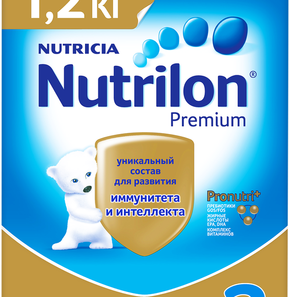Молочко детское NUTRILON Premium 3, с 12 месяцев, 2х600г
