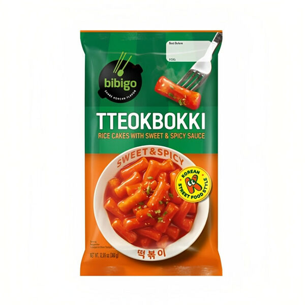 Рисовые палочки Токпокки в кисло-сладком соусе Бибиго, 360 г