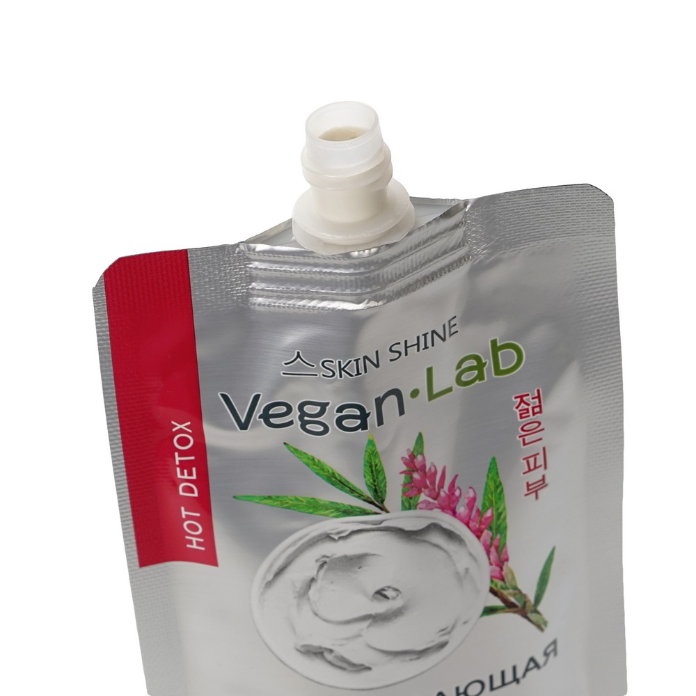 

Распаривающая маска для лица Skin Shine Vegan Lab очищающая и матирующая 100 мл