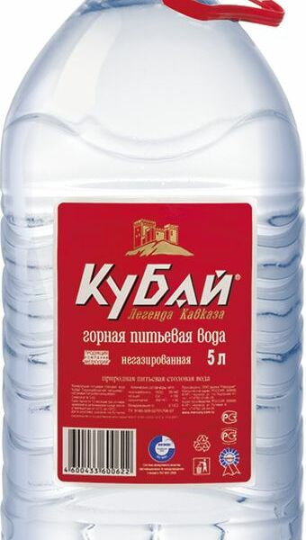 Вода питьевая Кубай негазированная 5 л