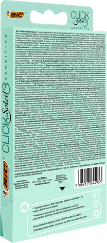 

Женская бритвенная система Bic Click 3 Soleil 1 ручка 2 сменные кассеты