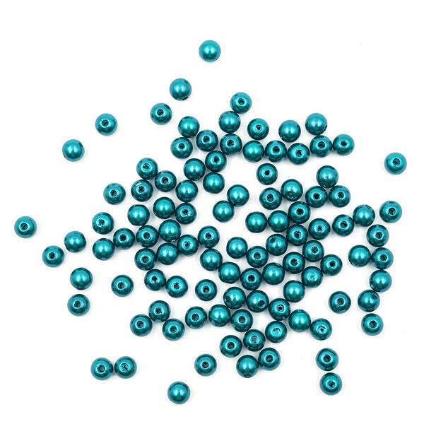 Бусины круглые, пластик, 8мм, 25гр Astra&Craft(030 NL)