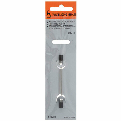 16202 Иглы для бисера гибкие №12 (5 шт) PONY