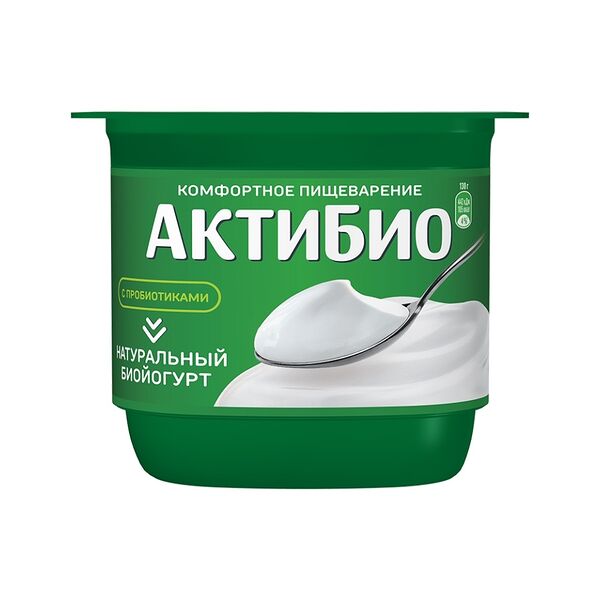 Биойогурт натуральный 3.5%, «Актибио», 130г