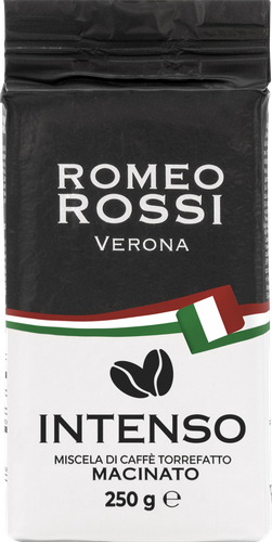 

Кофе молотый Romeo Rossi Intenso натуральный жарнный, 250 г
