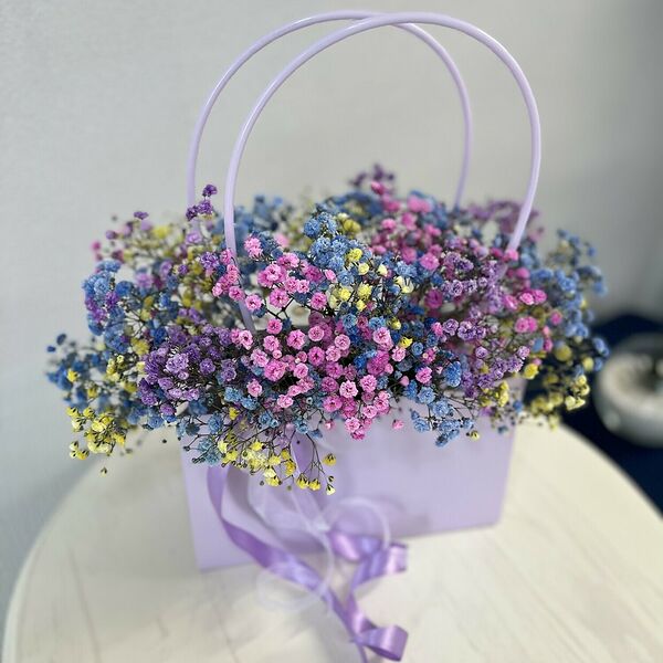 Сумочка с гипсофилой