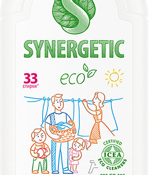 Кондиционер для белья Synergetic Миндальное молочко 1 л