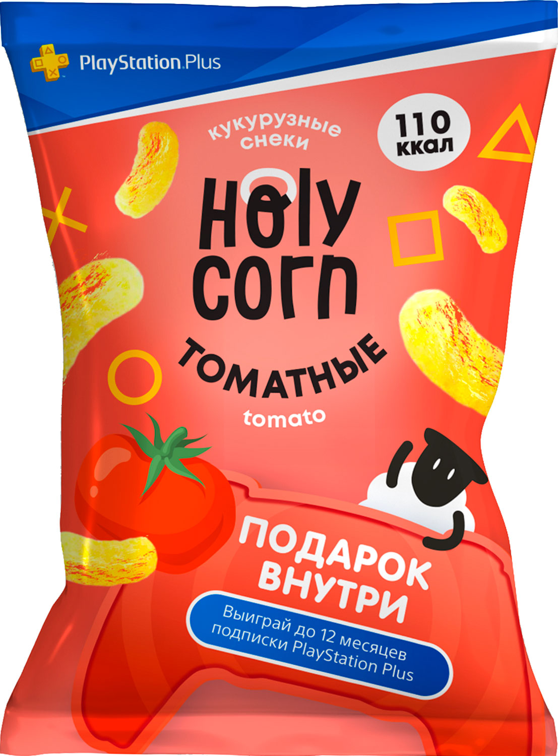 

Кукурузные снеки Holy Corn со вкусом томата