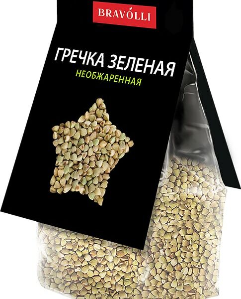 Греча Bravolli зеленая 350г