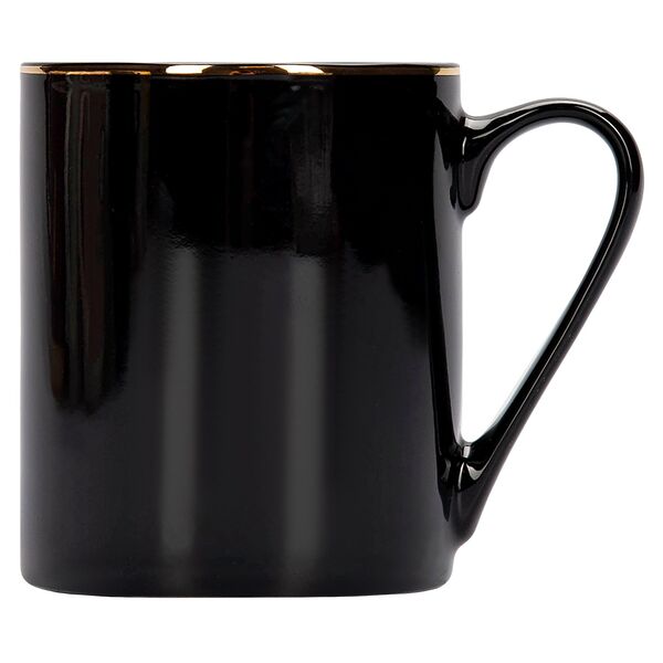 Кружка Domenik Black Gold, 330 мл, фарфор