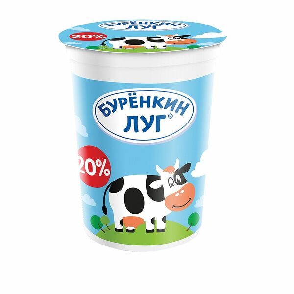 Сметанный продукт Буренкин Луг 20%