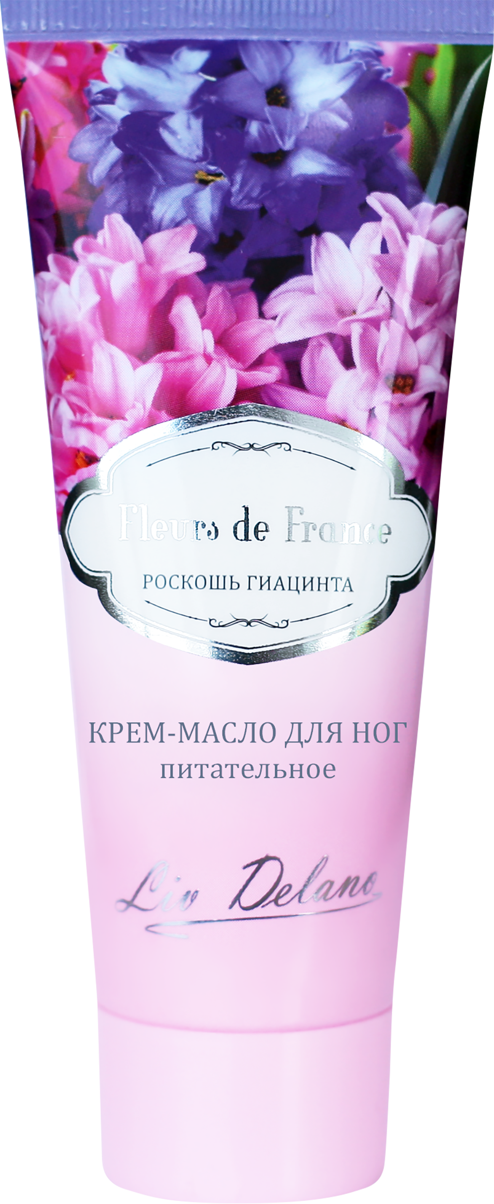 

Крем-масло для ног Liv Delano Fleurs de France Роскошь гиацинта, питательное, 75 г