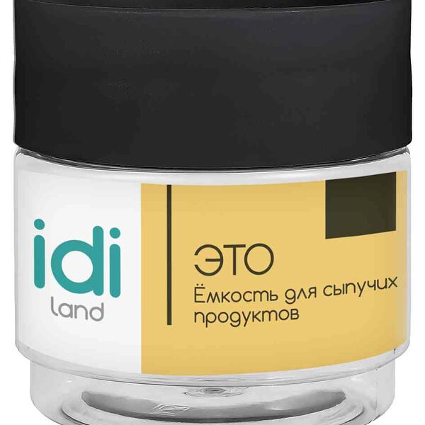 Ёмкость для сыпучих продуктов Idiland Asti 92×92×100 мм