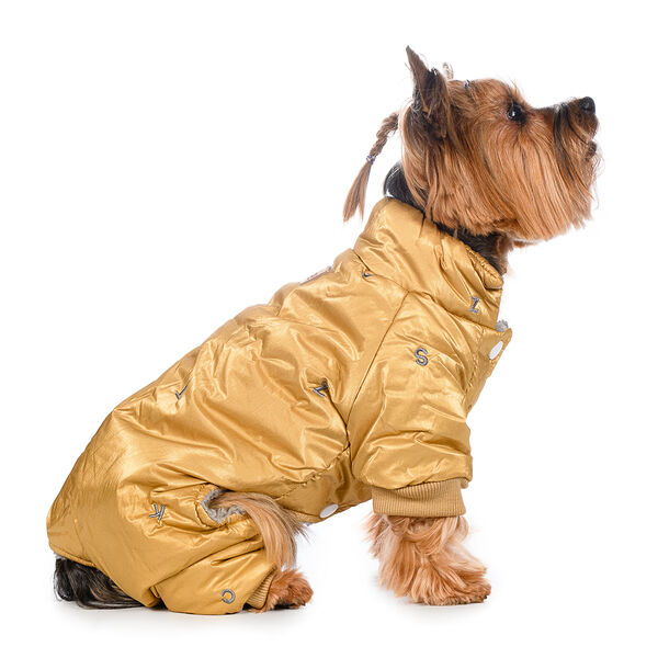 Комбинезон для собак XS бежевый (унисекс)