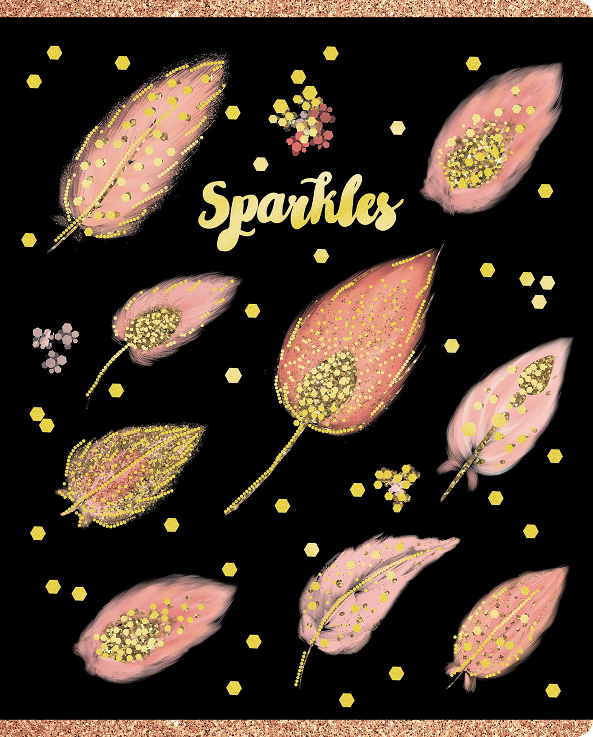 

Тетрадь BG Sparkles, А5, 48 листов, в клетку