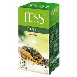 Чай зеленый Tess Style байховый в пакетиках 1,8гх25п