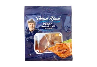 Рыба Nord Fiord Янтарная с перцем солено-сушеная