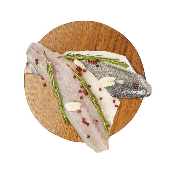 Сибас филе с оливковым маслом и розмарином охлажденное от 