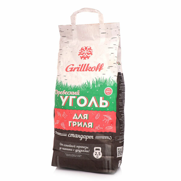 Уголь древесный для гриля ТМ Grillkoff (Грилькофф)
