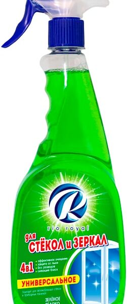 Средство для мытья стекол и зеркал Rio Royal Зеленое яблоко