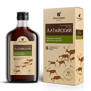 Бальзам Алтай-Селигор Алтайский с золотым корнем 250мл пл/б Россия