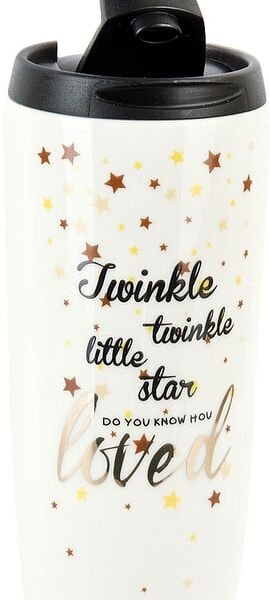 Кружка Nouvelle Home Spase с крышкой 450мл