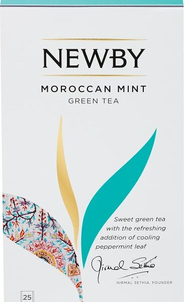 Чай зеленый Newby Марокканский с мятой 25*2г