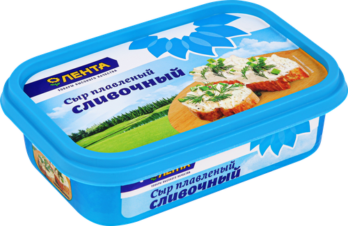 

Сыр плавленый Лента сливочный 50% без змж, 200 г