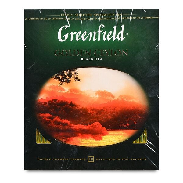 Чай черный Greenfield Golden Ceylon пакетированный 100х2г
