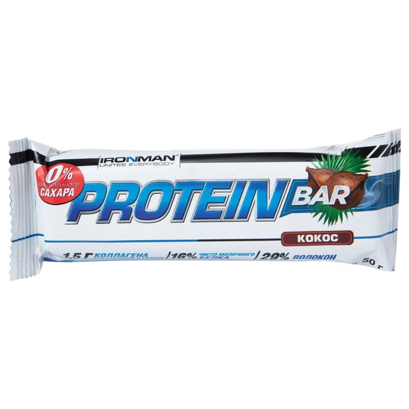 

Батончик протеиновый Ironman Protein Bar Кокос