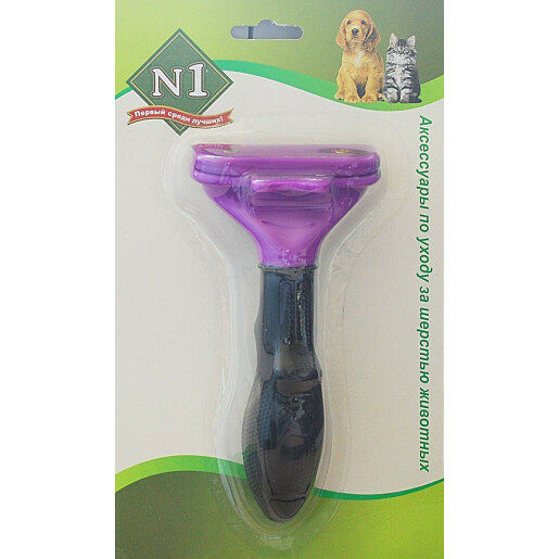Расческа-триммер N1 для животных ширина лезвия 6,6 см