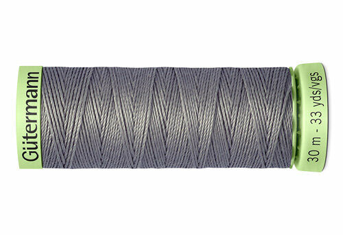 744506 Нить Top Stitch для отстрочки, 30м, 100% п/э Gutermann(496 серо-стальной)