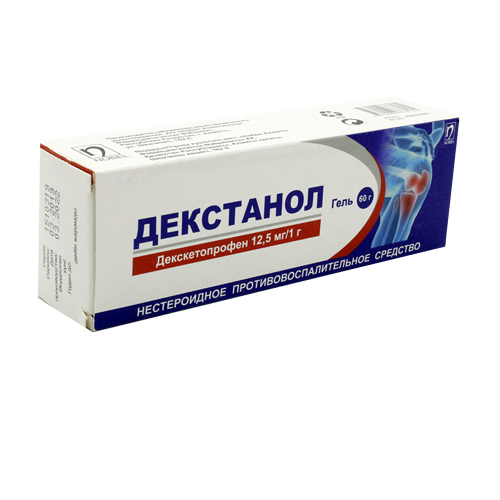 Декстанол 12,5 мг/1 гр 60г гель