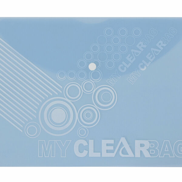 Папка-конверт FlexOffice с кнопкой А4, 0,18 мм