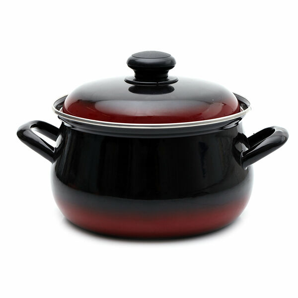 Кастрюля эмалированная Южанка 3 литров ТМ Лысьвенские эмали