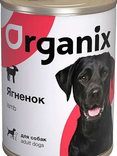 Влажный корм для собак Organix с ягненком 410г