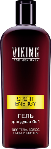 Гель для душа мужской Viking Sport Energy 4в1 300 мл