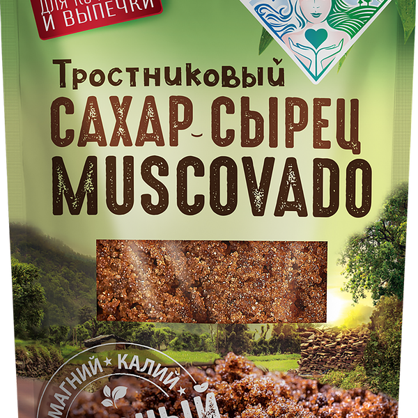 Сахар Mama Nature Мусковадо тростниковый нерафинированный тёмный 