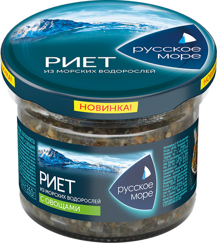 

Салат Русское море из морской капусты маринованной Риет с овощами 260 г