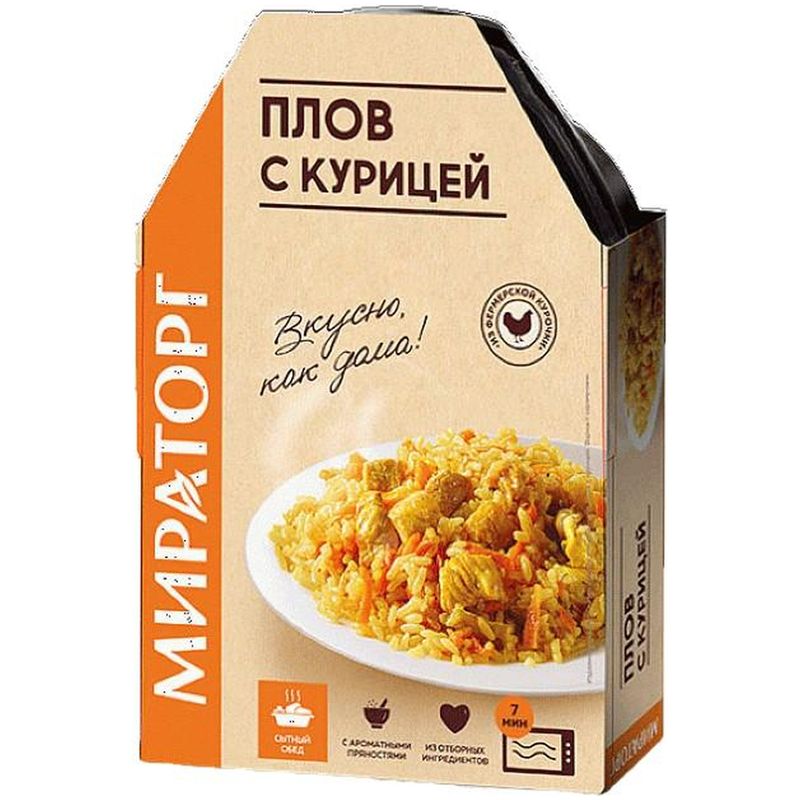 

Плов Мираторг с курицей замороженный 260 г