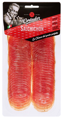 

Колбаса сыровяленая CORTADOR Italiano Сальчичон, нарезка, 80г