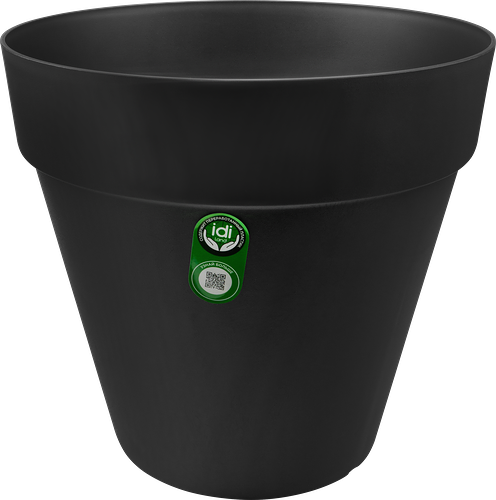 Горшок для цветов со вставкой Idiland Tarragon d=25см 7л, серый